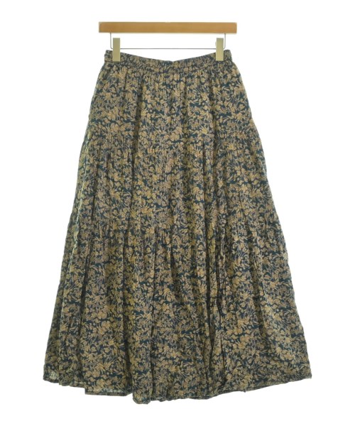 le coeur blanc（ル　クール　ブラン）ロング・マキシ丈スカート 緑 サイズ:9(M位) レディース/2200634150043