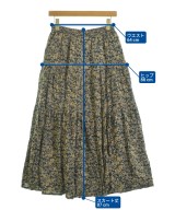 le coeur blanc（ル　クール　ブラン）ロング・マキシ丈スカート 緑 サイズ:9(M位) レディース/2200634150043