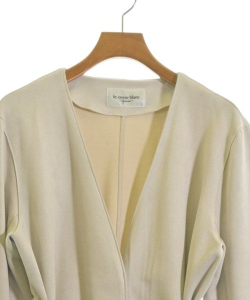 le coeur blanc（ル　クール　ブラン）チェスターコート 白 サイズ:38(M位) レディース/2200634636011