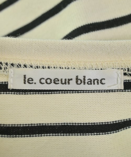 le coeur blanc（ル　クール　ブラン）Tシャツ・カットソー 白 サイズ:38(M位) レディース/2200643300071