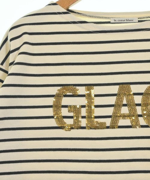 le coeur blanc（ル　クール　ブラン）Tシャツ・カットソー 白 サイズ:38(M位) レディース/2200643300071