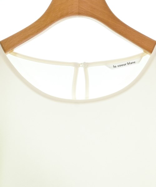 le coeur blanc（ル　クール　ブラン）ブラウス 白 サイズ:38(M位) レディース/2200637837071