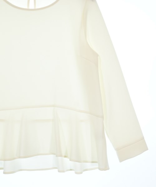 le coeur blanc（ル　クール　ブラン）ブラウス 白 サイズ:38(M位) レディース/2200637837071