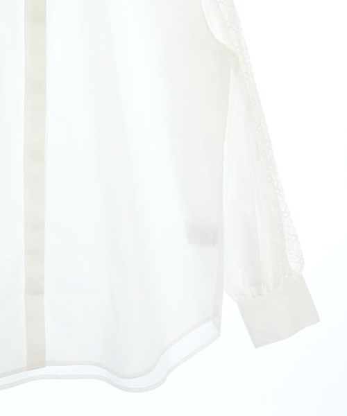 le coeur blanc（ル　クール　ブラン）ブラウス 白 サイズ:38(M位) レディース/2200637837101