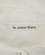 le coeur blanc（ル　クール　ブラン）ブラウス 白 サイズ:38(M位) レディース/2200637837101