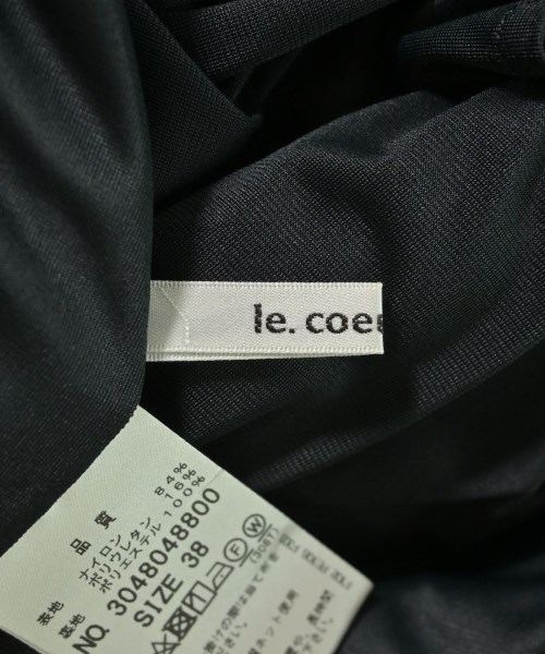 le coeur blanc（ル　クール　ブラン）ロング・マキシ丈スカート 黒 サイズ:38(M位) レディース/2200635015051