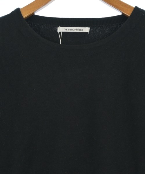 le coeur blanc（ル　クール　ブラン）ニット・セーター 黒 サイズ:38(M位) レディース/2200635294043
