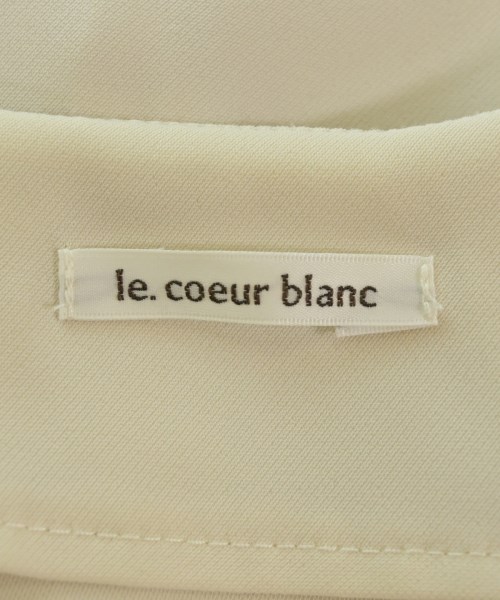 le coeur blanc（ル　クール　ブラン）カジュアルシャツ ベージュ サイズ:38(M位) レディース/2200613468046