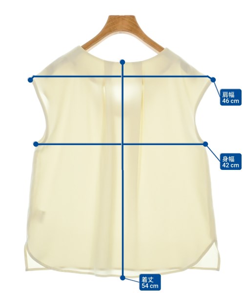 le coeur blanc（ル　クール　ブラン）カジュアルシャツ ベージュ サイズ:38(M位) レディース/2200613468046