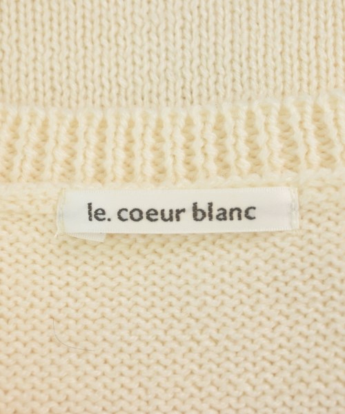 le coeur blanc（ル　クール　ブラン）ベスト 白 サイズ:38(M位) レディース/2200614669381