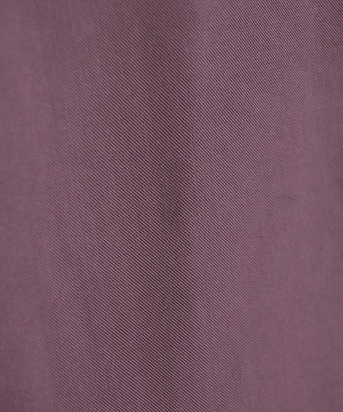 le coeur blanc（ル　クール　ブラン）シャツワンピース 紫 サイズ:38(M位) レディース/2200617592082