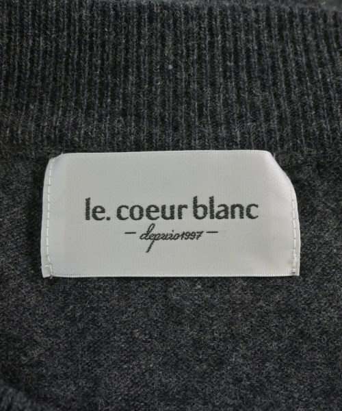 le coeur blanc（ル　クール　ブラン）ワンピース グレー サイズ:38(M位) レディース/2200619154011