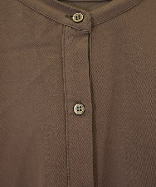 le coeur blanc（ル　クール　ブラン）シャツワンピース 茶 サイズ:38(M位) レディース/2200619723156