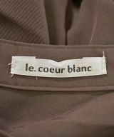 le coeur blanc（ル　クール　ブラン）シャツワンピース 茶 サイズ:38(M位) レディース/2200619723156