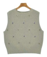 le coeur blanc（ル　クール　ブラン）ベスト グレー サイズ:38(M位) レディース/2200630516010