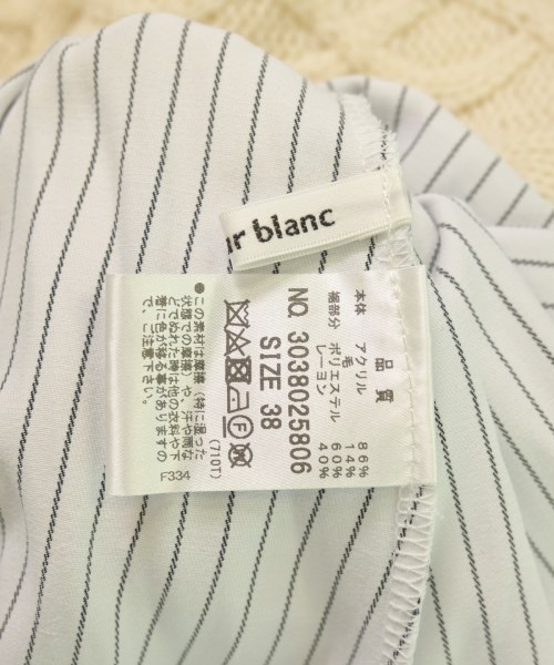 le coeur blanc（ル　クール　ブラン）ニット・セーター 白 サイズ:38(M位) レディース/2200610071041