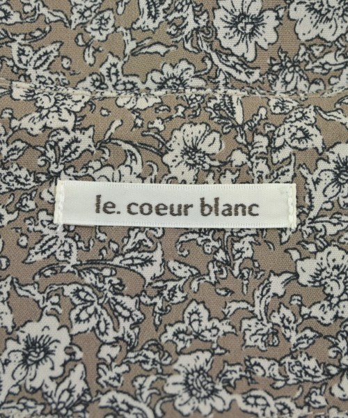 le coeur blanc（ル　クール　ブラン）シャツワンピース グレー サイズ:38(M位) レディース/2200607004038