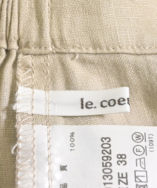 le coeur blanc（ル　クール　ブラン）その他 ベージュ サイズ:38(M位) レディース/2200611838032