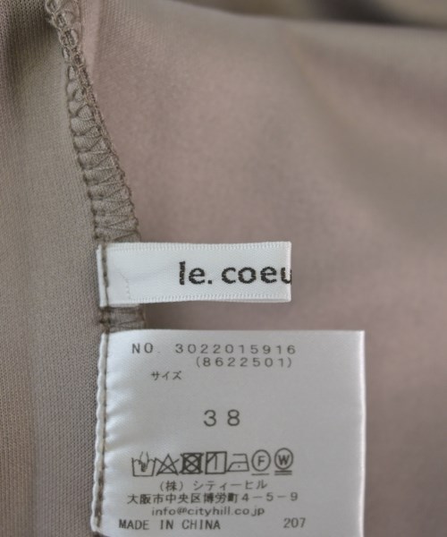 le coeur blanc（ル　クール　ブラン）パーカー グレー サイズ:38(M位) レディース/2200613667012
