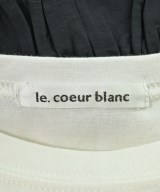 le coeur blanc（ル　クール　ブラン）Tシャツ・カットソー 黒 サイズ:38(M位) レディース/2200613483056