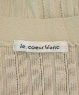 le coeur blanc（ル　クール　ブラン）カーディガン ベージュ サイズ:38(M位) レディース/2200617792093