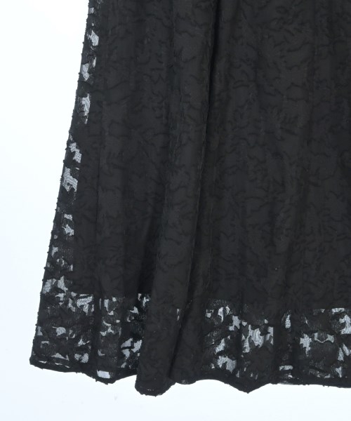 le coeur blanc（ル　クール　ブラン）ロング・マキシ丈スカート 黒 サイズ:38(M位) レディース/2200614591040