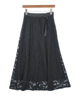 le coeur blanc（ル　クール　ブラン）ロング・マキシ丈スカート 黒 サイズ:38(M位) レディース/2200614591040