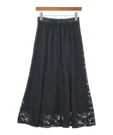 le coeur blanc（ル　クール　ブラン）ロング・マキシ丈スカート 黒 サイズ:38(M位) レディース/2200614591040