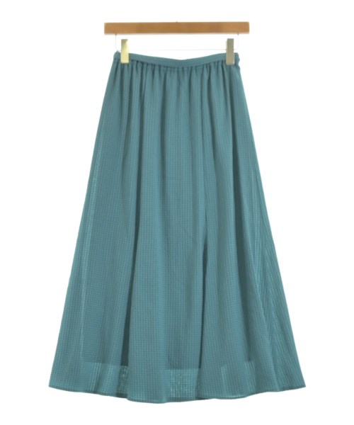 le coeur blanc（ル　クール　ブラン）ロング・マキシ丈スカート 青 サイズ:38(M位) レディース/2200618889037