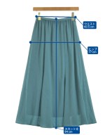 le coeur blanc（ル　クール　ブラン）ロング・マキシ丈スカート 青 サイズ:38(M位) レディース/2200618889037