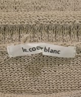 le coeur blanc（ル　クール　ブラン）ニット・セーター ベージュ サイズ:38(M位) レディース/2200614558036
