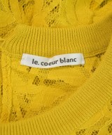 le coeur blanc（ル　クール　ブラン）ブラウス 黄 サイズ:38(M位) レディース/2200617587019