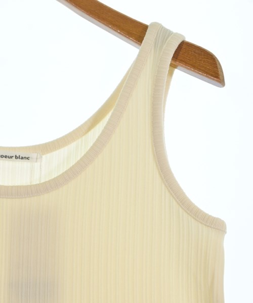 le coeur blanc（ル　クール　ブラン）タンクトップ 白 サイズ:38(M位) レディース/2200670171088