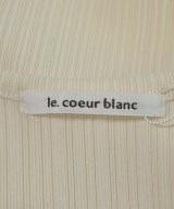 le coeur blanc（ル　クール　ブラン）タンクトップ 白 サイズ:38(M位) レディース/2200670171088