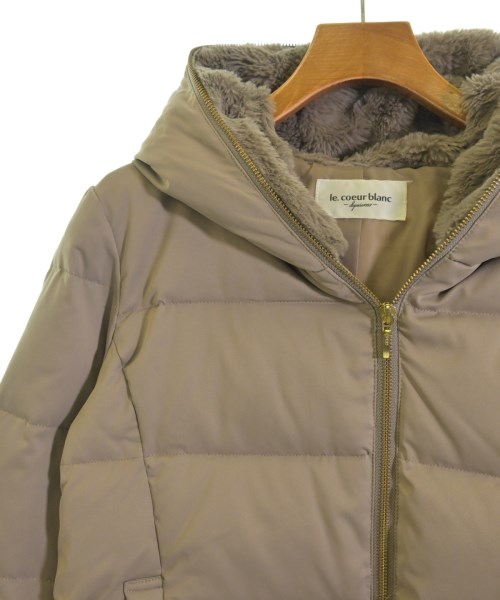 le coeur blanc（ル　クール　ブラン）ダウンジャケット/ダウンベスト 茶 サイズ:38(M位) レディース/2200669088021