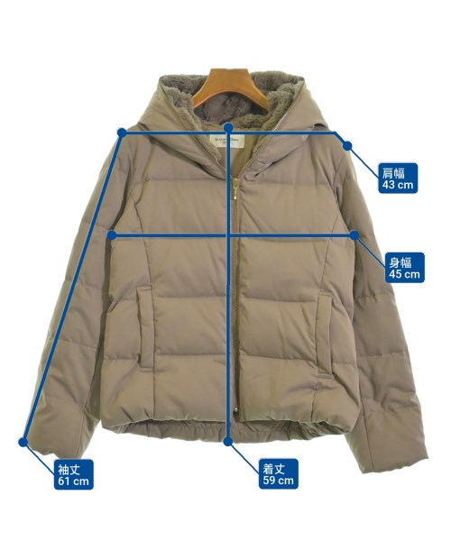 le coeur blanc（ル　クール　ブラン）ダウンジャケット/ダウンベスト 茶 サイズ:38(M位) レディース/2200669088021