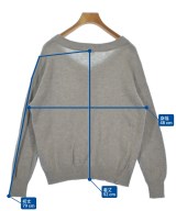 le coeur blanc（ル　クール　ブラン）ニット・セーター グレー サイズ:38(M位) レディース/2200671957018