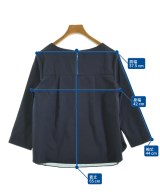 le coeur blanc（ル　クール　ブラン）ブラウス 紺 サイズ:38(M位) レディース/2200671957025