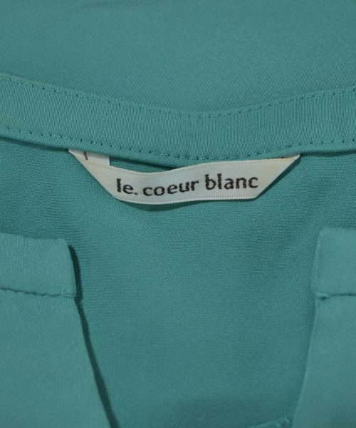 le coeur blanc（ル　クール　ブラン）ブラウス 緑 サイズ:38(M位) レディース/2200671957063