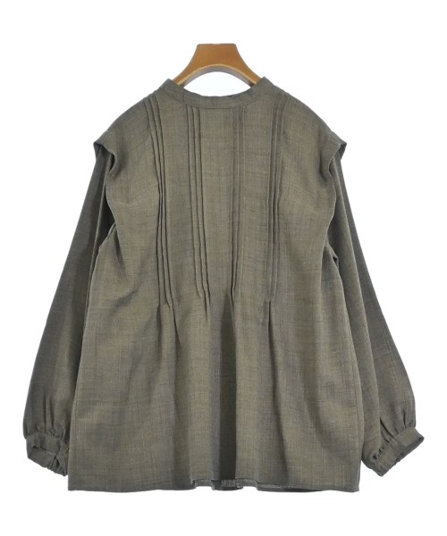 le coeur blanc（ル　クール　ブラン）ブラウス 茶 サイズ:38(M位) レディース/2200669254129