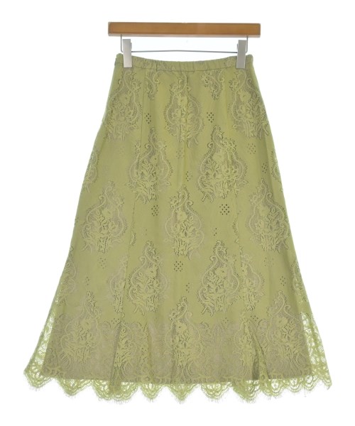 le coeur blanc（ル　クール　ブラン）ロング・マキシ丈スカート カーキ サイズ:38(M位) レディース/2200671182342