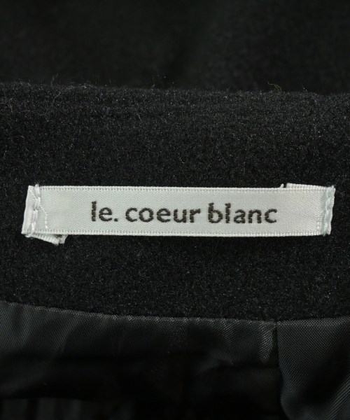 le coeur blanc（ル　クール　ブラン）ロング・マキシ丈スカート 黒 サイズ:36(S位) レディース/2200666916099