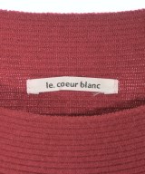 le coeur blanc（ル　クール　ブラン）ニット・セーター 赤 サイズ:38(M位) レディース/2200666916129