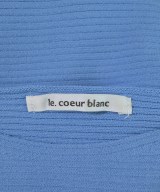 le coeur blanc（ル　クール　ブラン）ニット・セーター 青 サイズ:38(M位) レディース/2200666916150