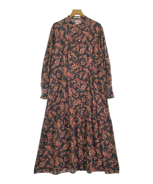 le coeur blanc(ル　クール　ブラン)シャツワンピース 紺 サイズ:38(M位)/2200665376078