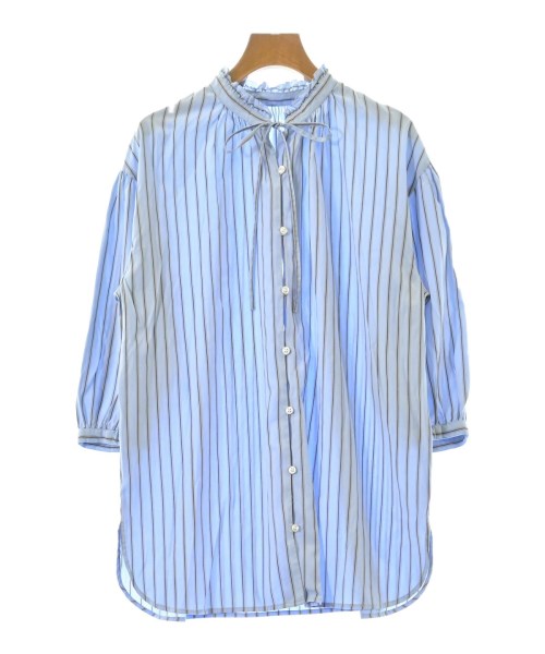 le coeur blanc(ル　クール　ブラン)ブラウス 青 サイズ:38(M位)/2200673672063