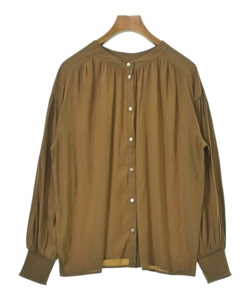 le coeur blanc（ル　クール　ブラン）ブラウス 茶 サイズ:38(M位) レディース/2200674493100