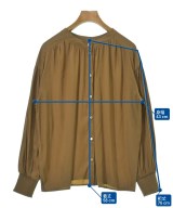 le coeur blanc（ル　クール　ブラン）ブラウス 茶 サイズ:38(M位) レディース/2200674493100