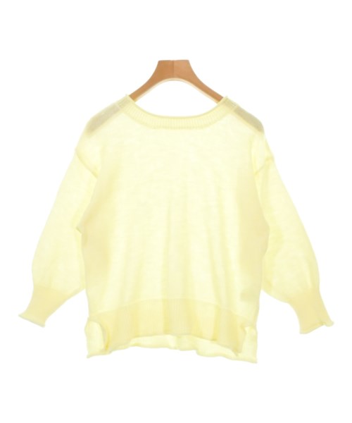 le coeur blanc(ル　クール　ブラン)ニット・セーター 黄 サイズ:38(M位)/2200676726039