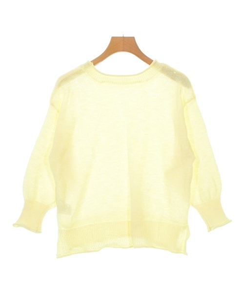 le coeur blanc（ル　クール　ブラン）ニット・セーター 黄 サイズ:38(M位) レディース/2200676726039